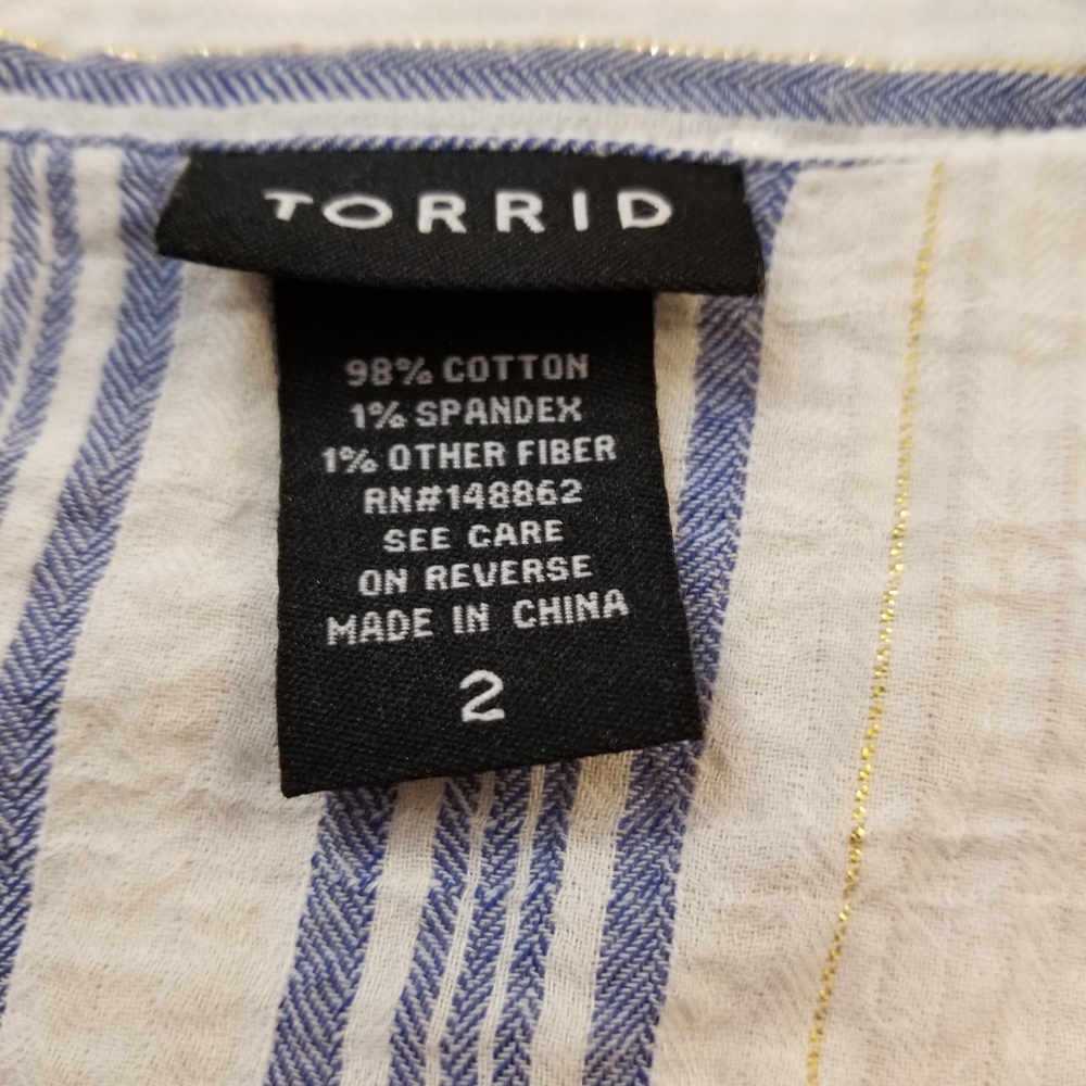 Torrid women's sleeveless top sz 2 - Picture 7 of 7